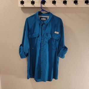 Magellan XXL Turquoise Fishing/Outdoor Shirt